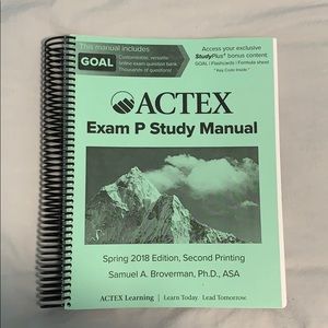 ACTEX Exam P Study Manual